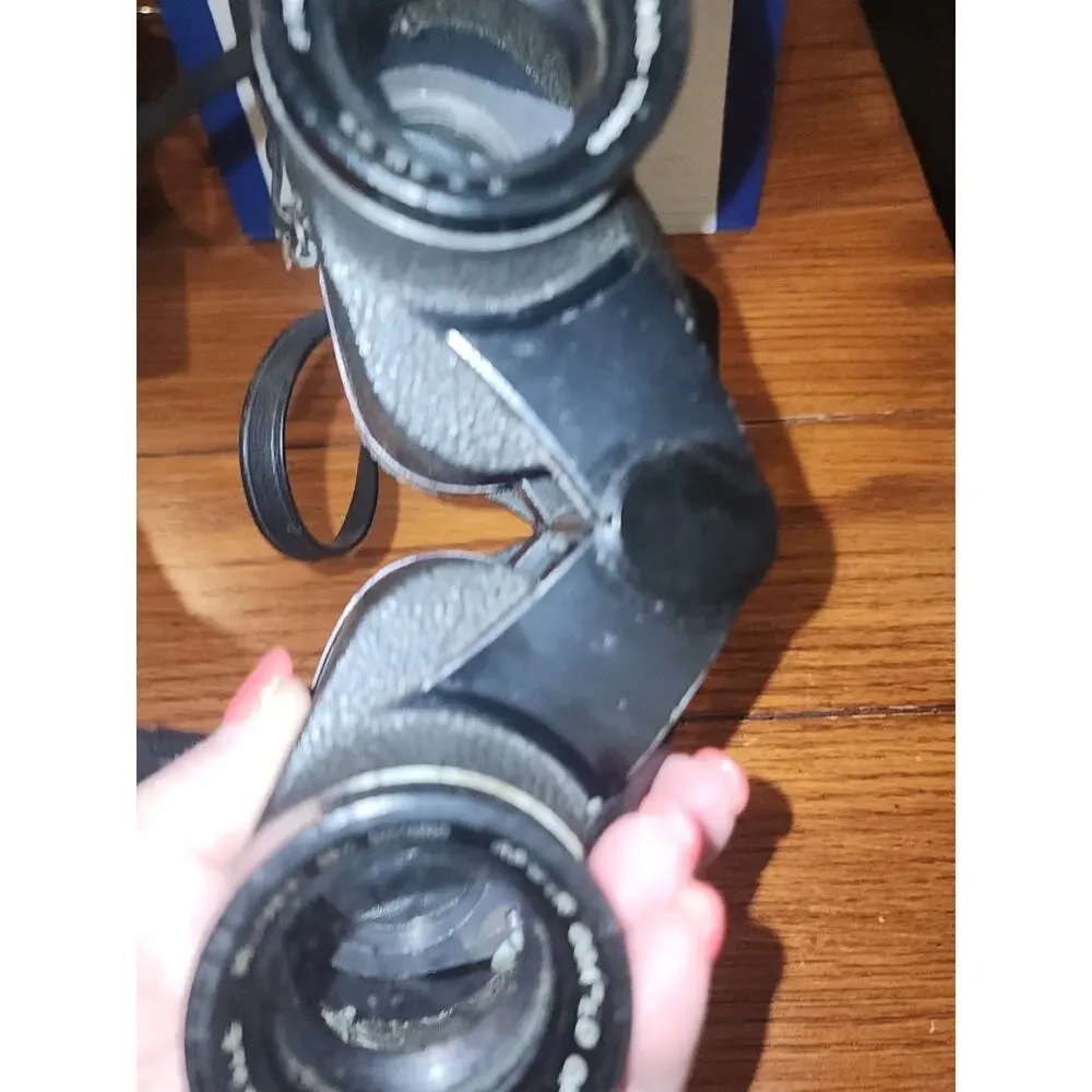 Vintage Sears Discoverer Zoom 10x - 25 x 50 mm Binoculars 1,000yds 25x 473-25841
